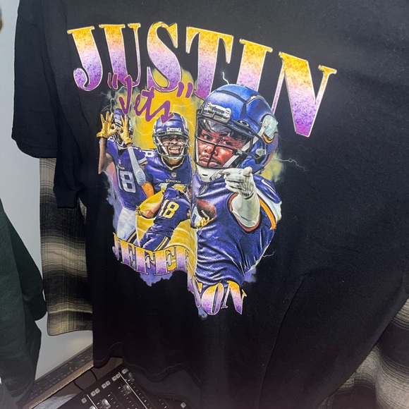 Justin Jefferson T Shirt - Picture 1 of 2